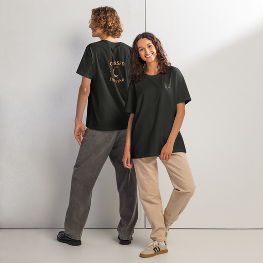 Cursed but Thriving | Witchy Oversized Tee