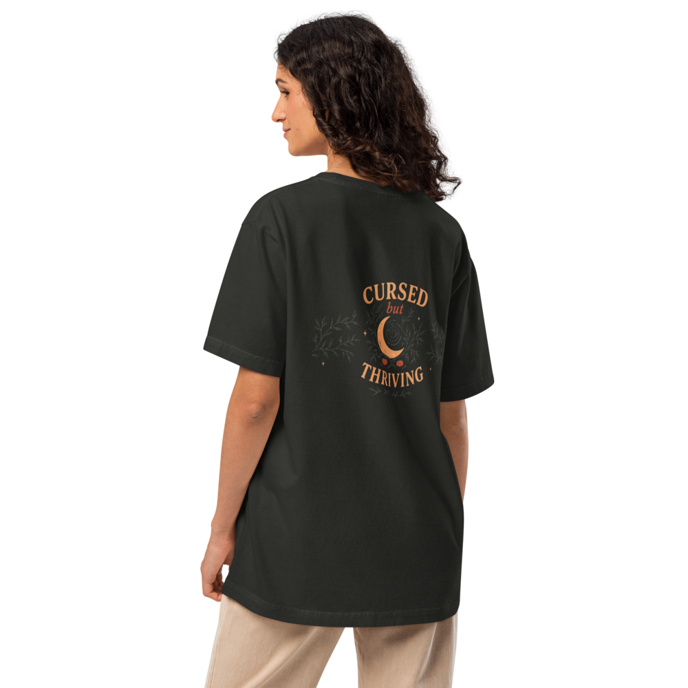 Cursed but Thriving | Witchy Oversized Tee