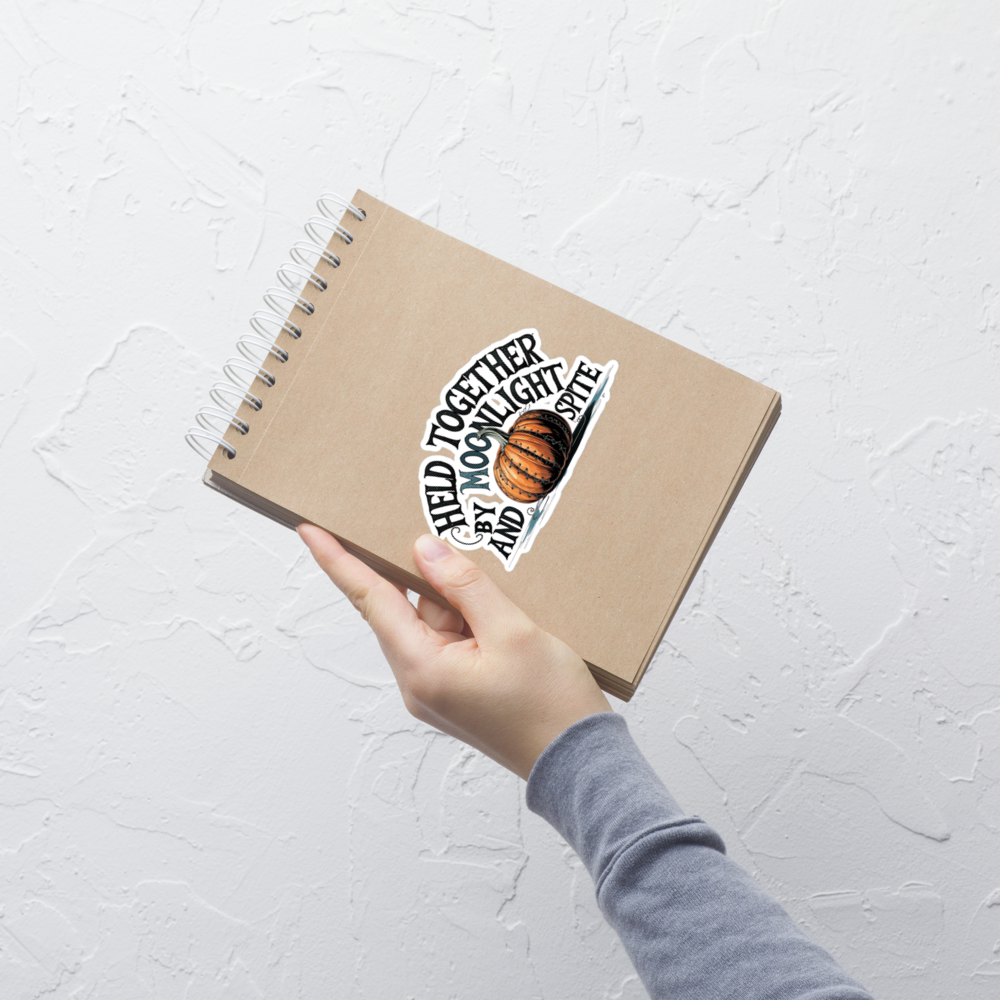 Held Together by Moonlight & Spite Sticker – Witchy Vinyl