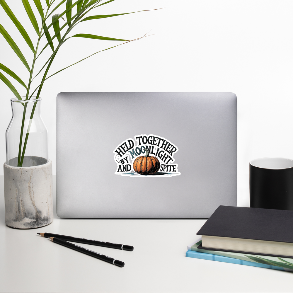 Held Together by Moonlight & Spite Sticker – Witchy Vinyl