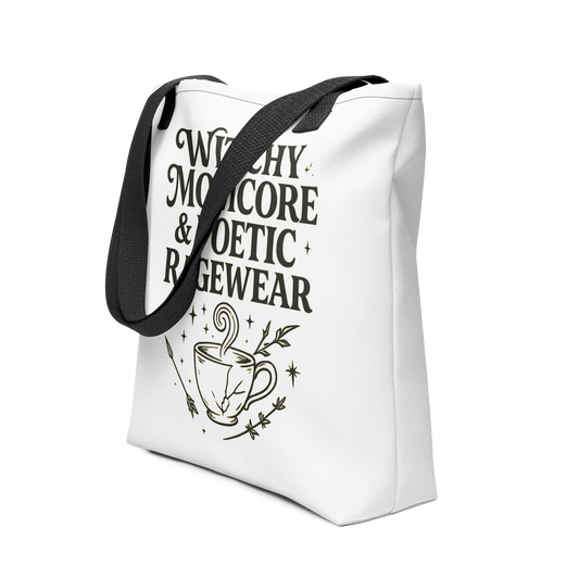 Witchy Momcore & Poetic Ragewear — Canvas Tote