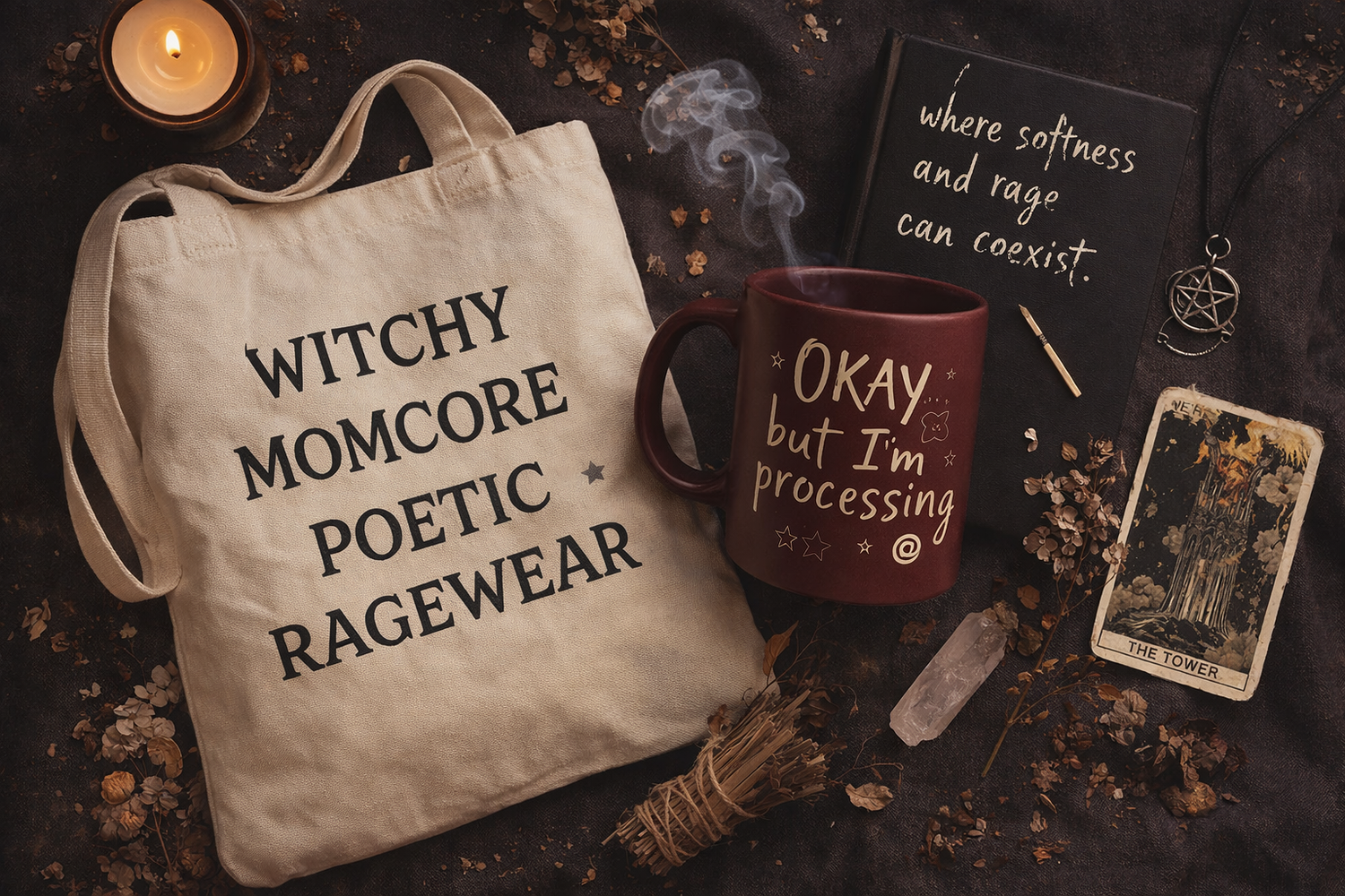 Witchy Momcore & Poetic Ragewear