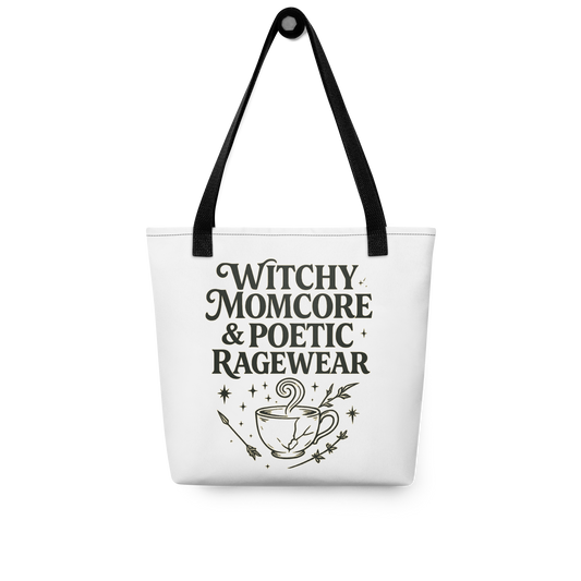Witchy Momcore & Poetic Ragewear — Canvas Tote