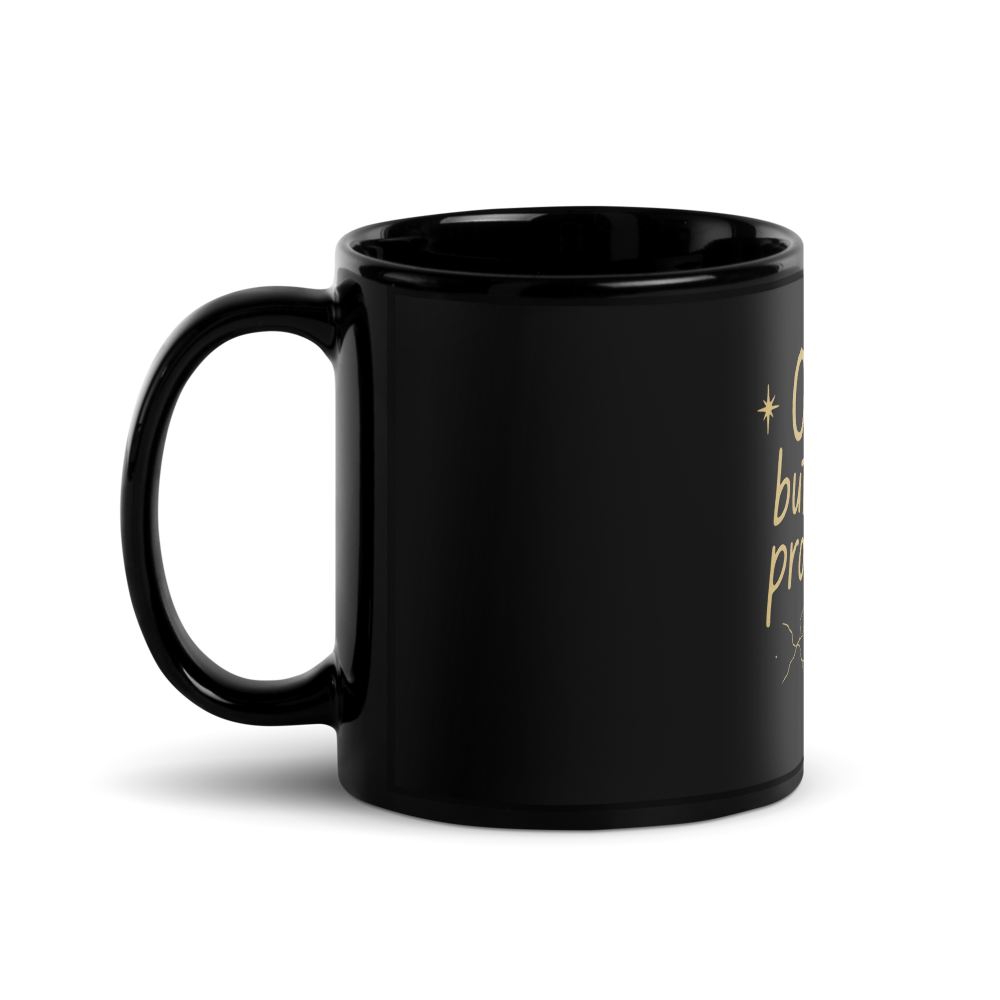 Okay but I’m Processing™ — Glossy Black Mug (11oz or 15oz)